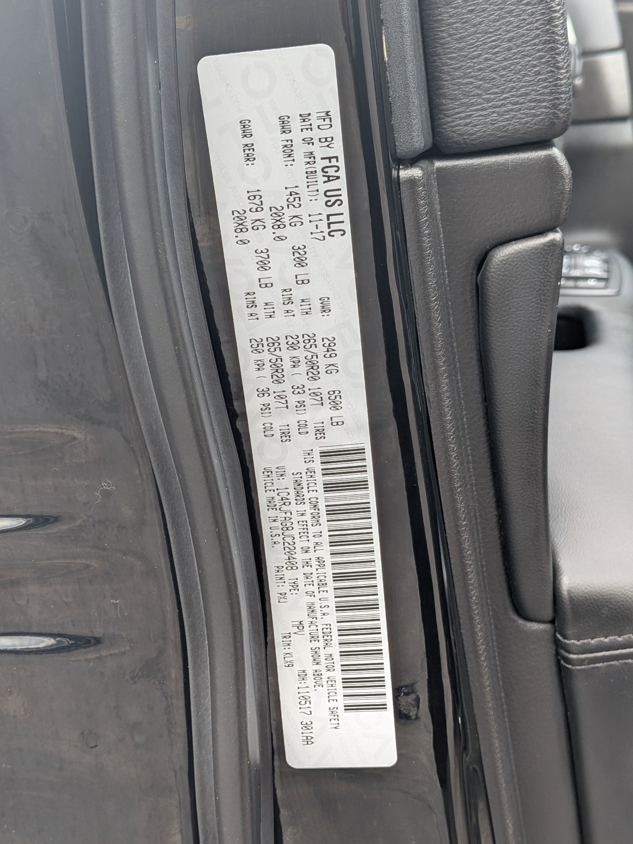 2018 Jeep Grand Cherokee Altitude