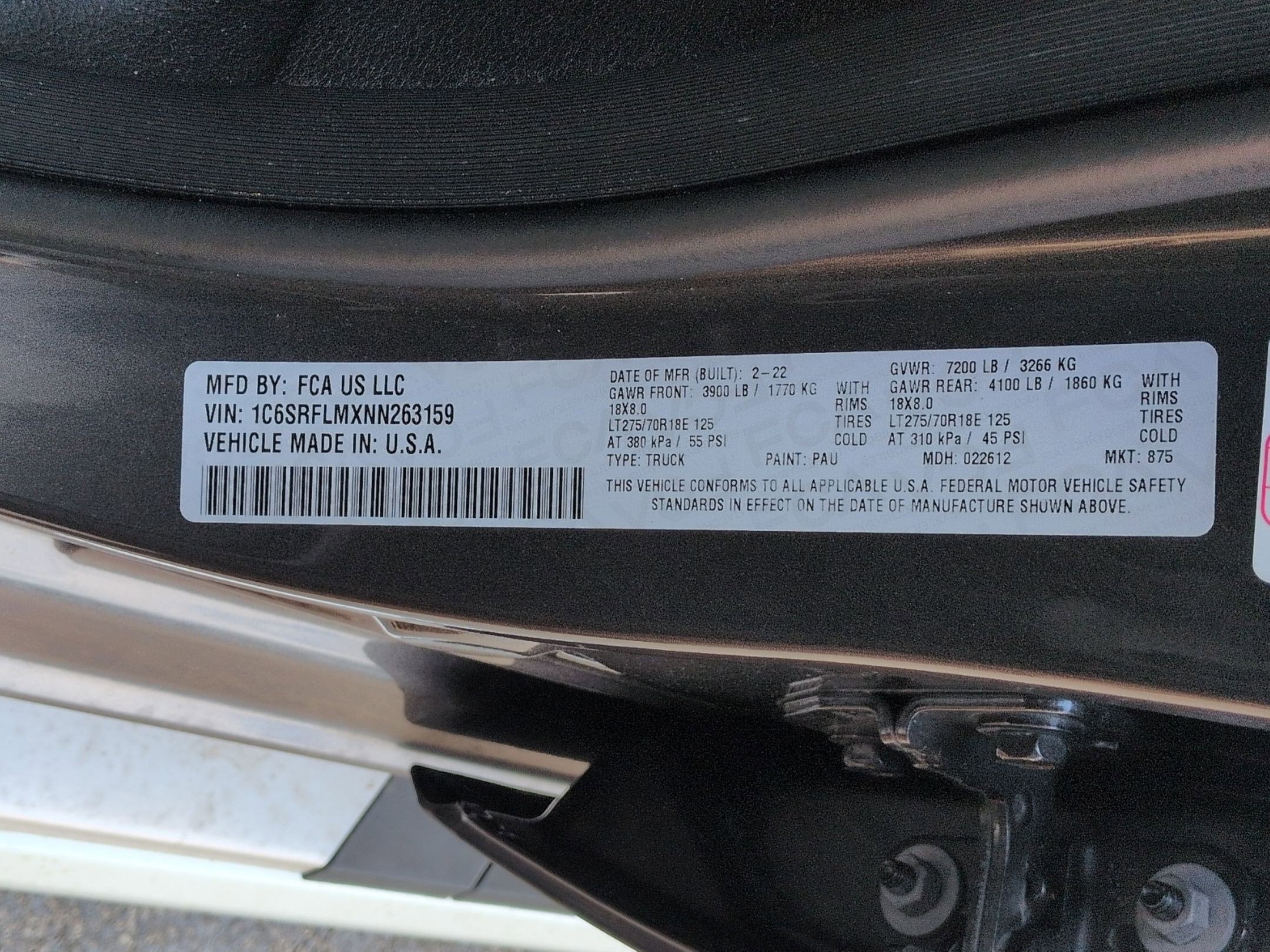 2022 RAM 1500 Rebel