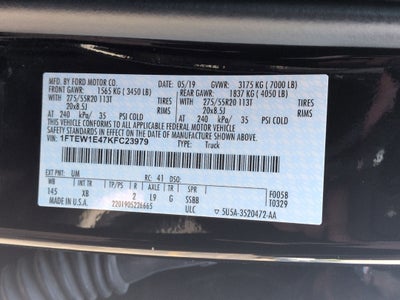 2019 Ford F-150 XL