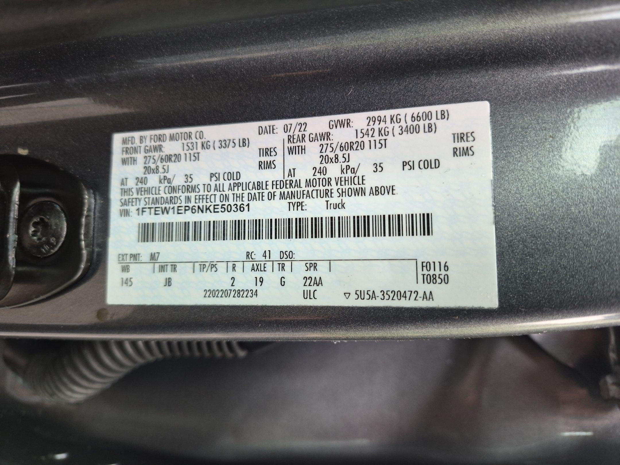 2022 Ford F-150 XL