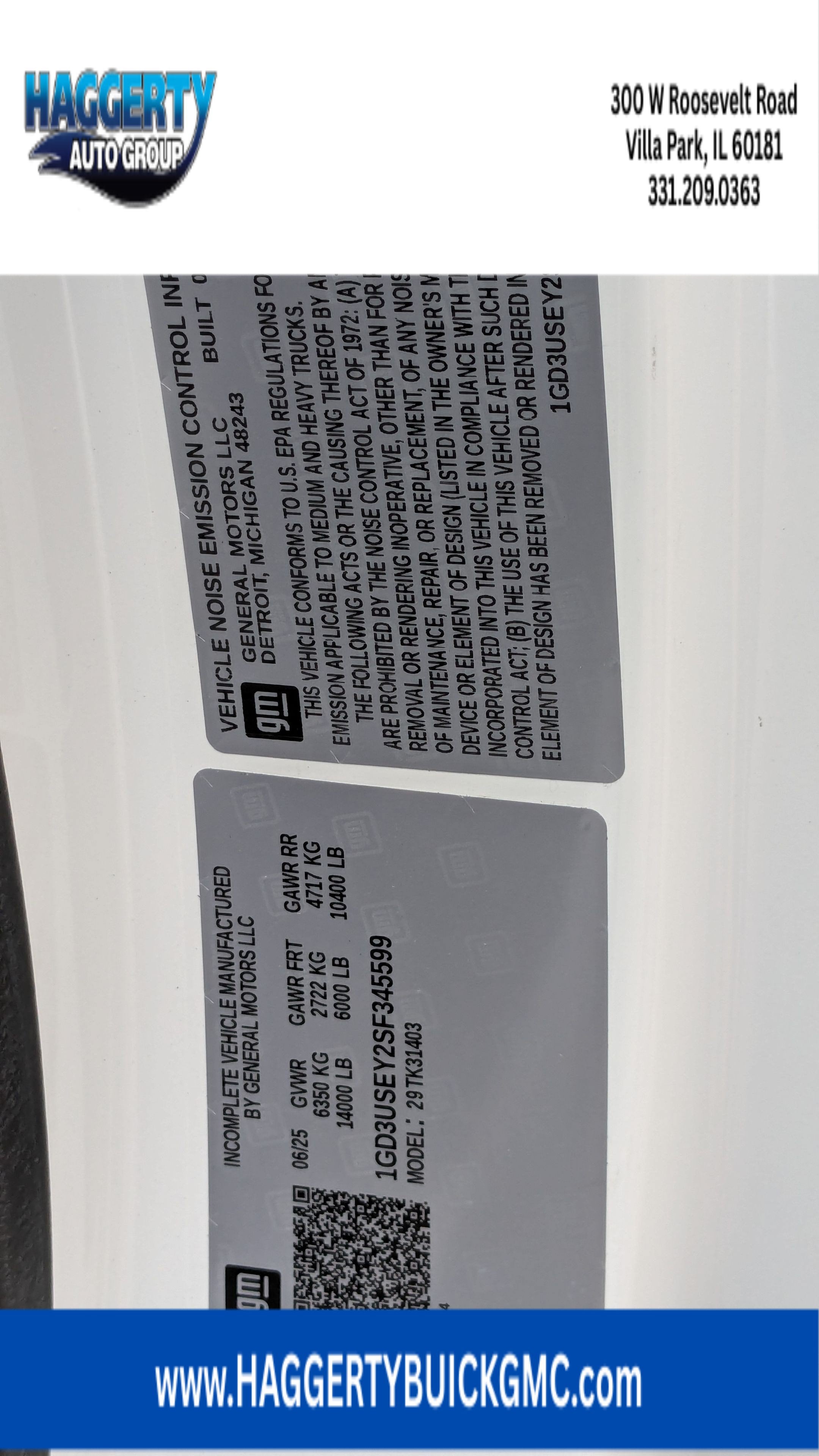 2025 GMC Sierra 3500 HD Chassis Cab Pro