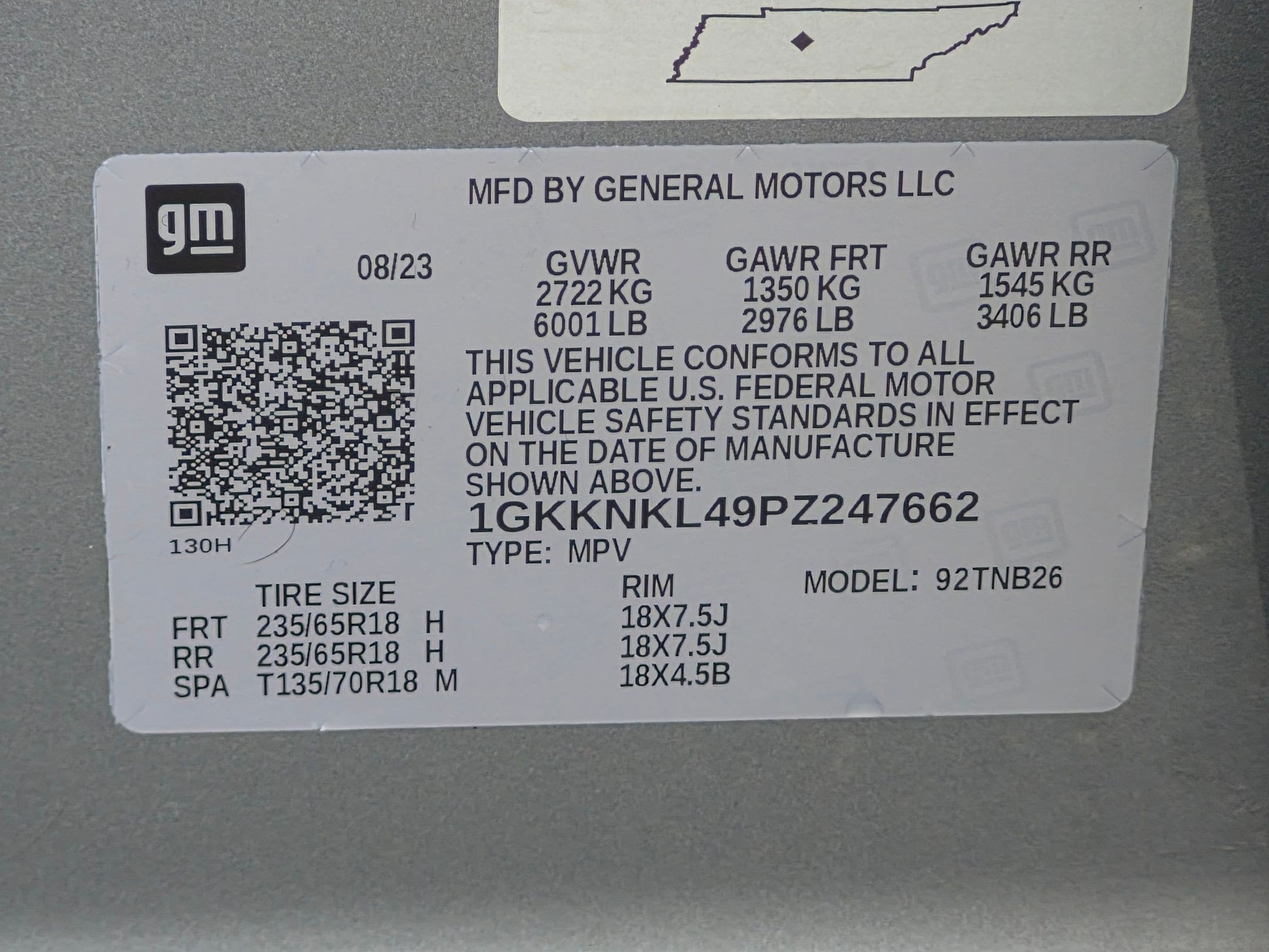 2023 GMC Acadia SLE