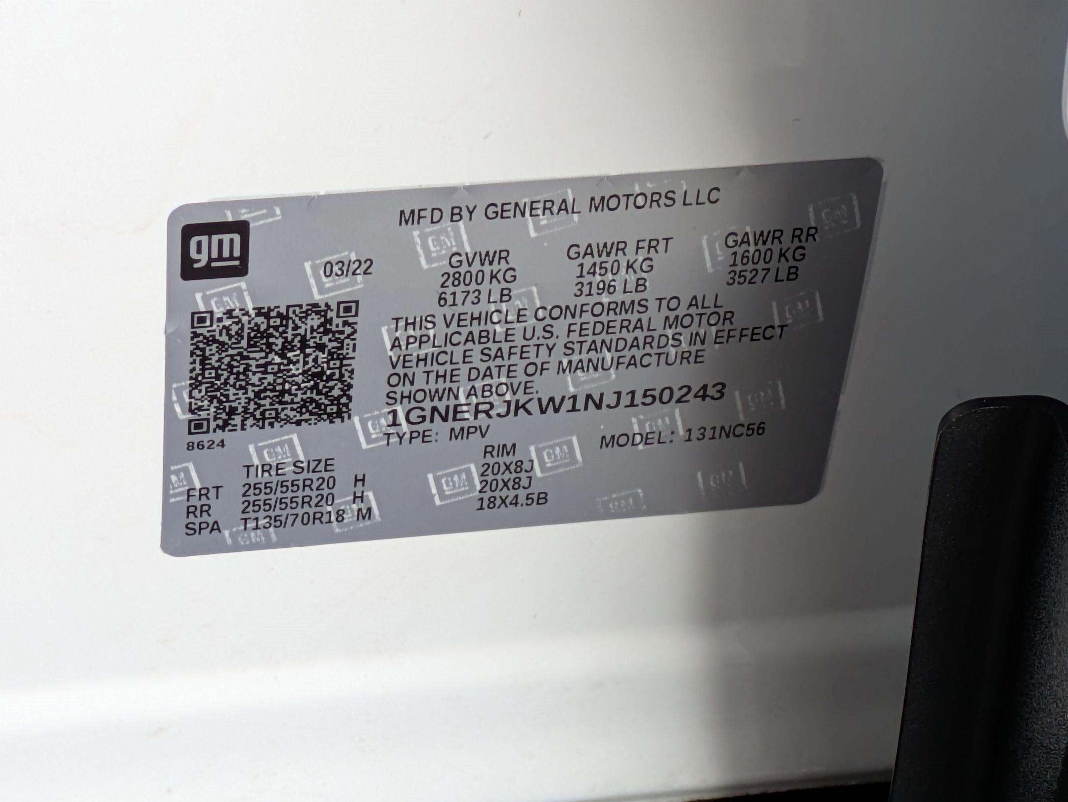 2022 Chevrolet Traverse RS