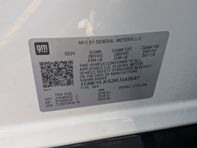 2024 Chevrolet Traverse RS