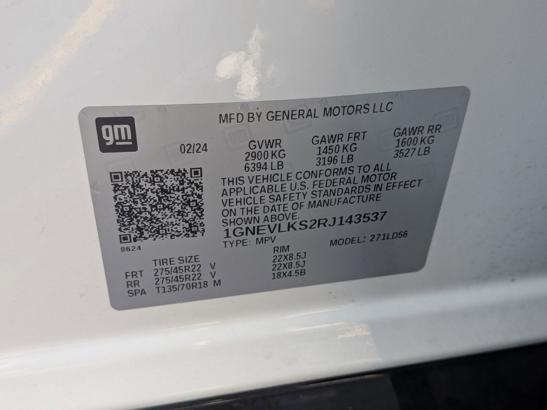 2024 Chevrolet Traverse RS