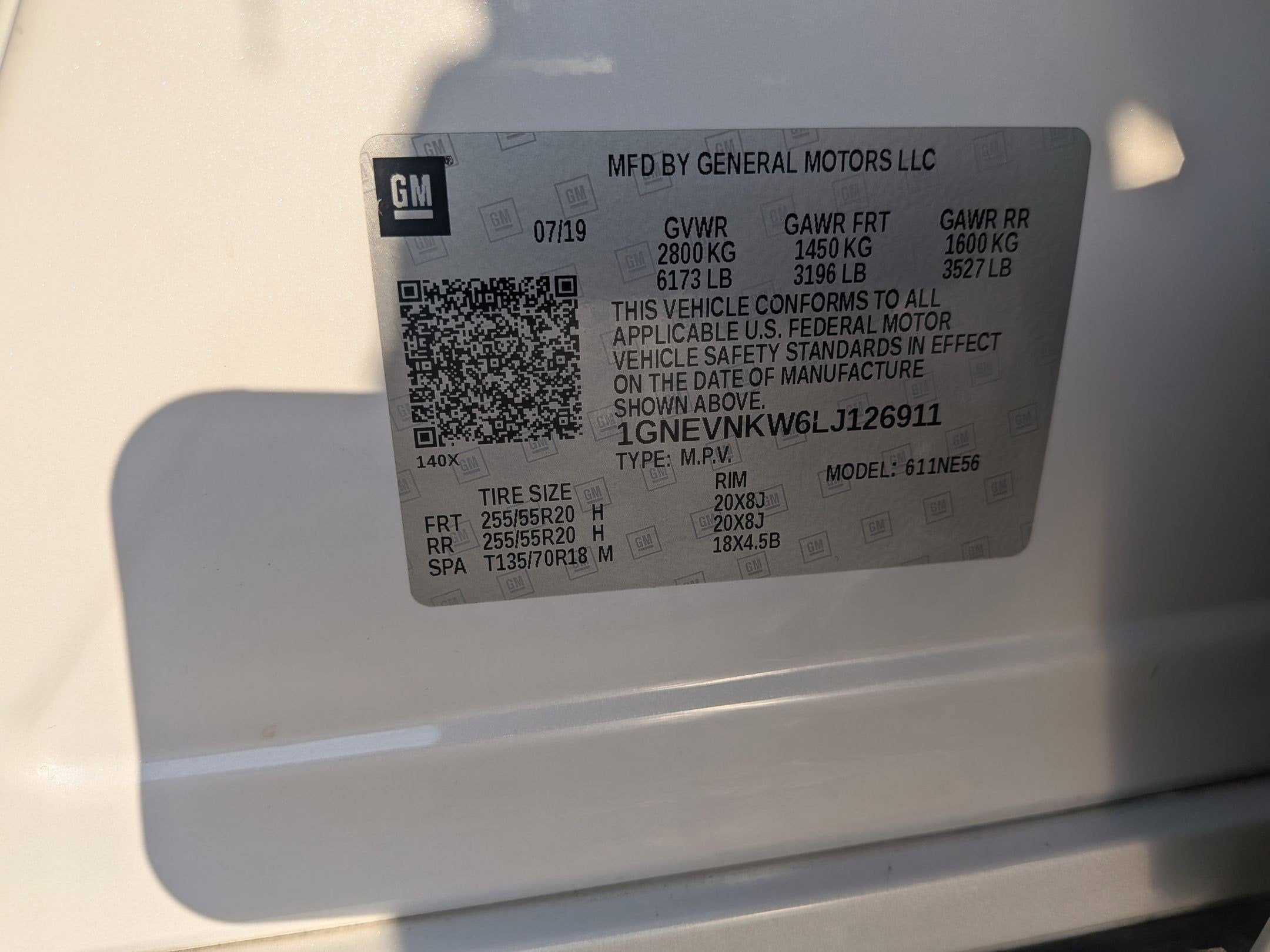 2020 Chevrolet Traverse High Country