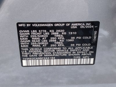 2024 Volkswagen Atlas Cross Sport 2.0T SE w/Technology