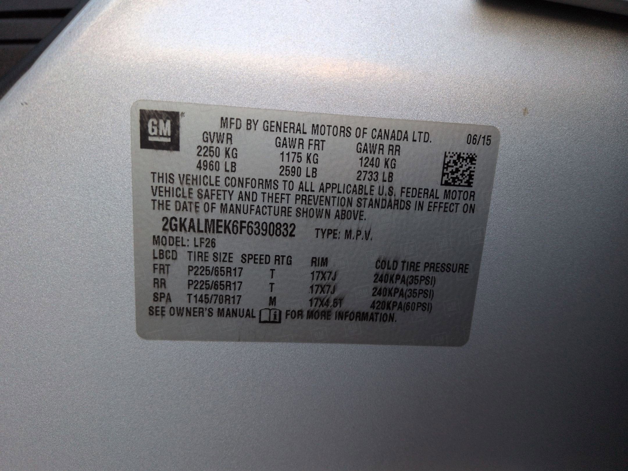 2015 GMC Terrain SLE