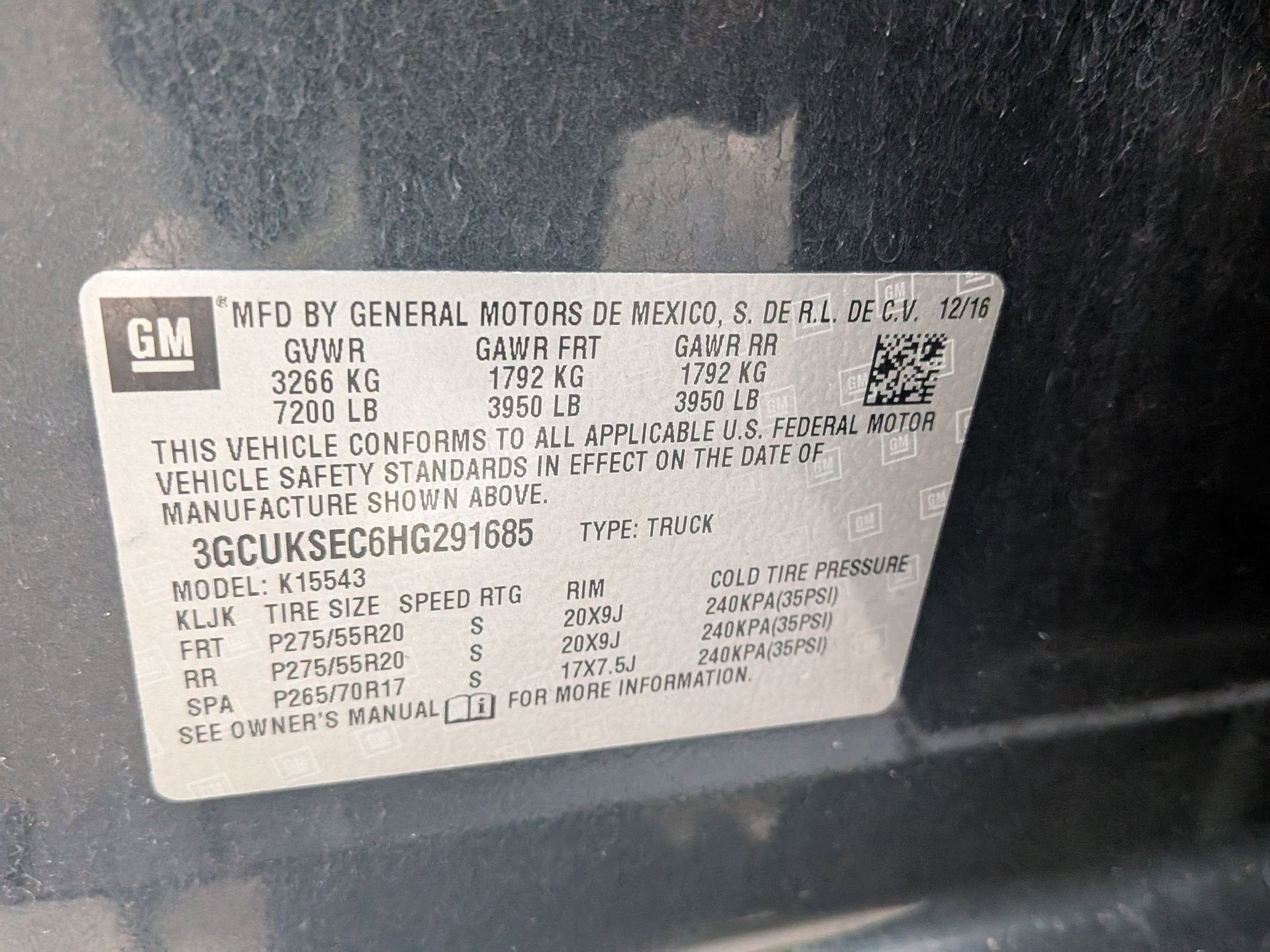 2017 Chevrolet Silverado 1500 LTZ