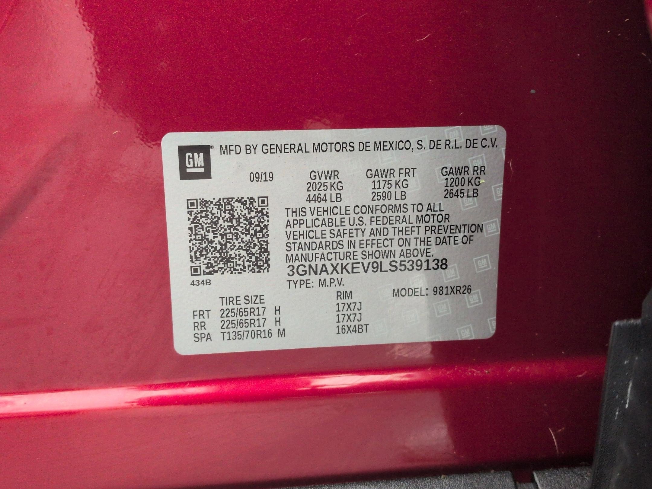 2020 Chevrolet Equinox LT