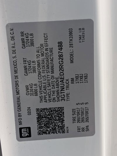 2024 GMC Sierra 1500 Pro