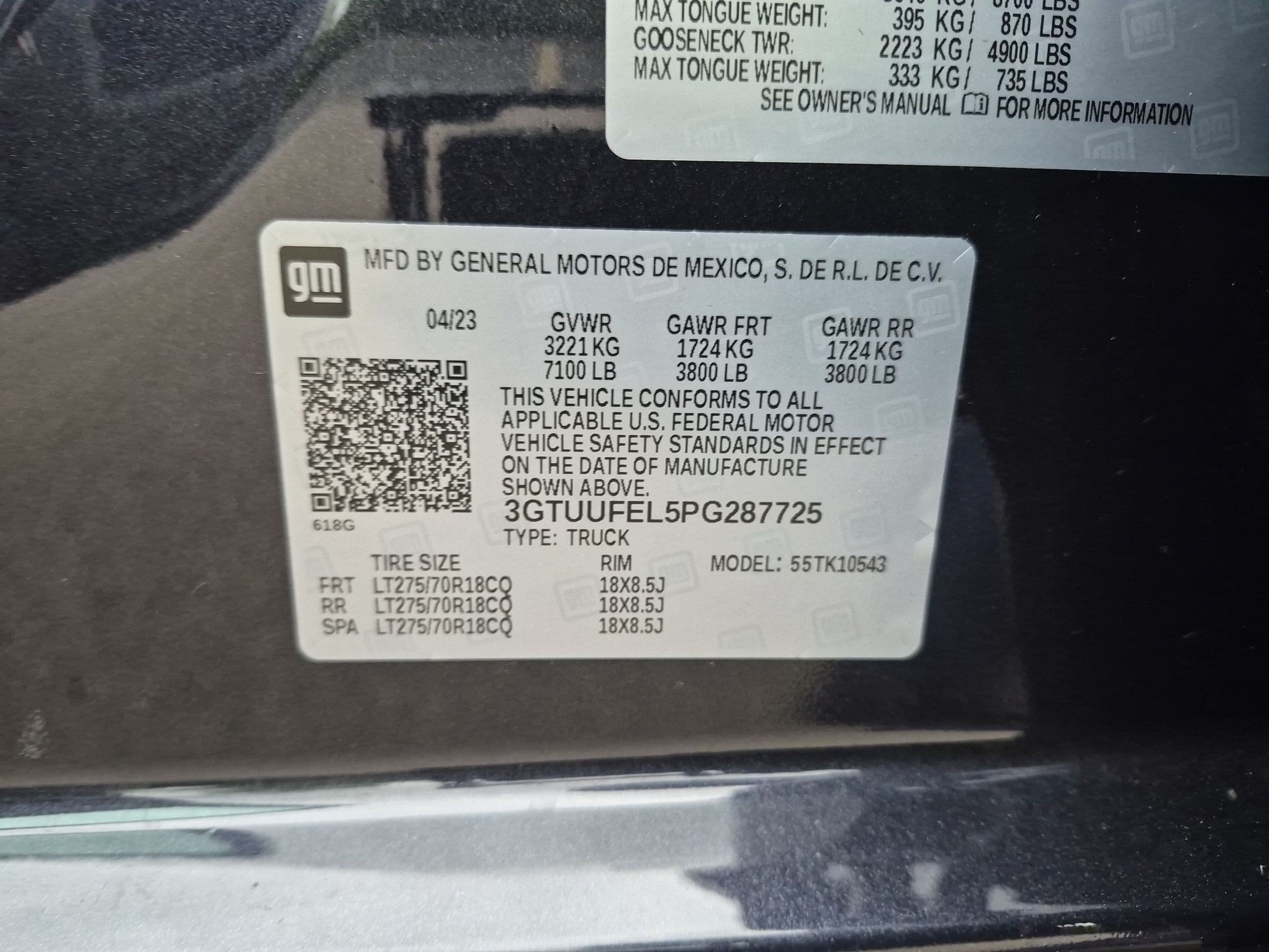 2023 GMC Sierra 1500 AT4X