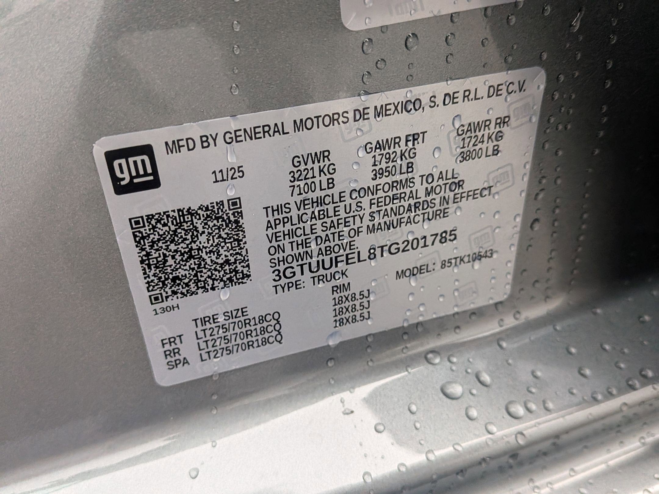 2026 GMC Sierra 1500 AT4X