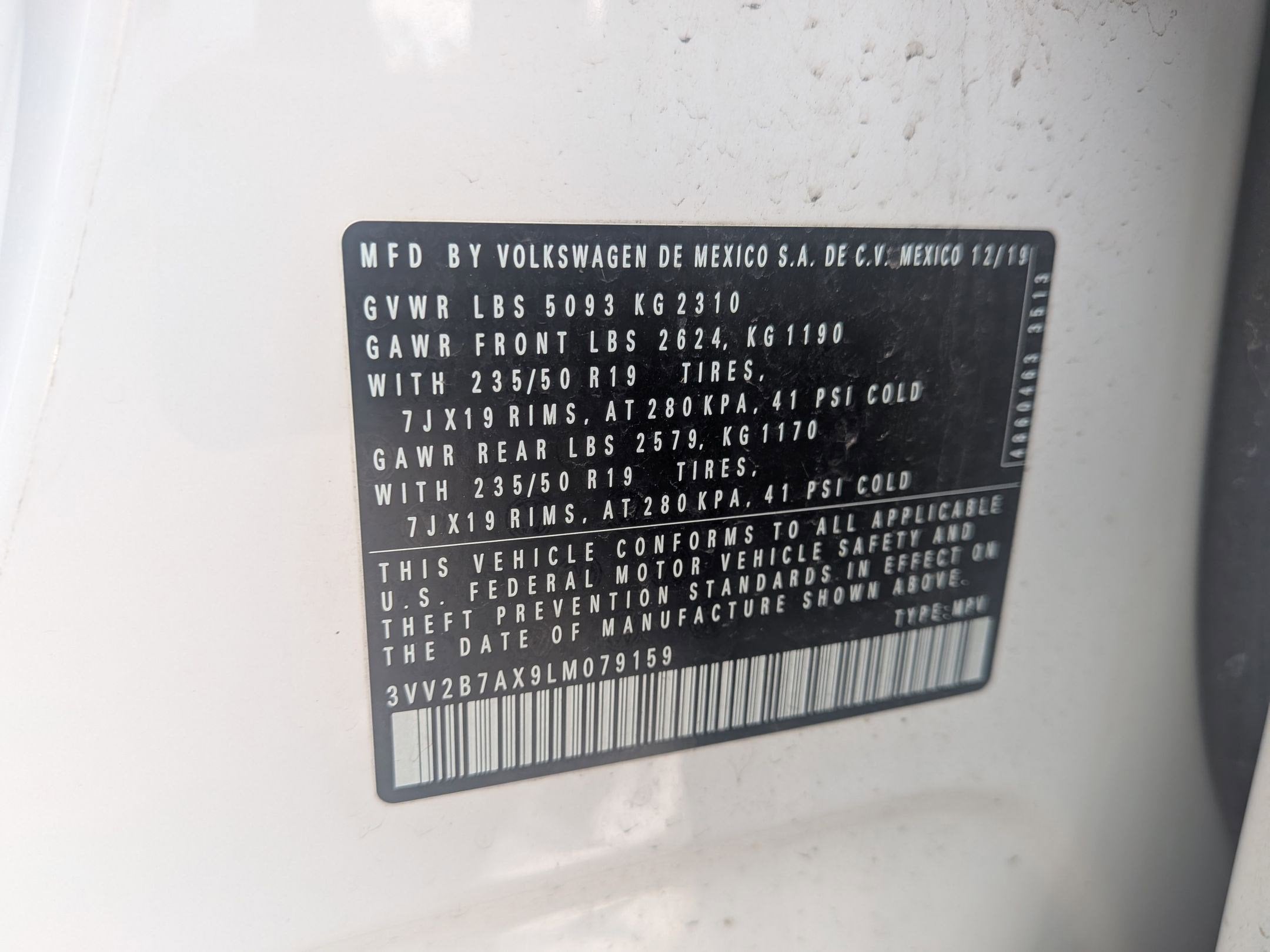 2020 Volkswagen Tiguan SE