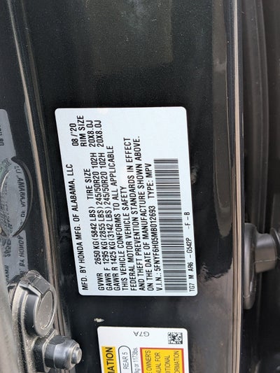 2021 Honda Pilot Elite