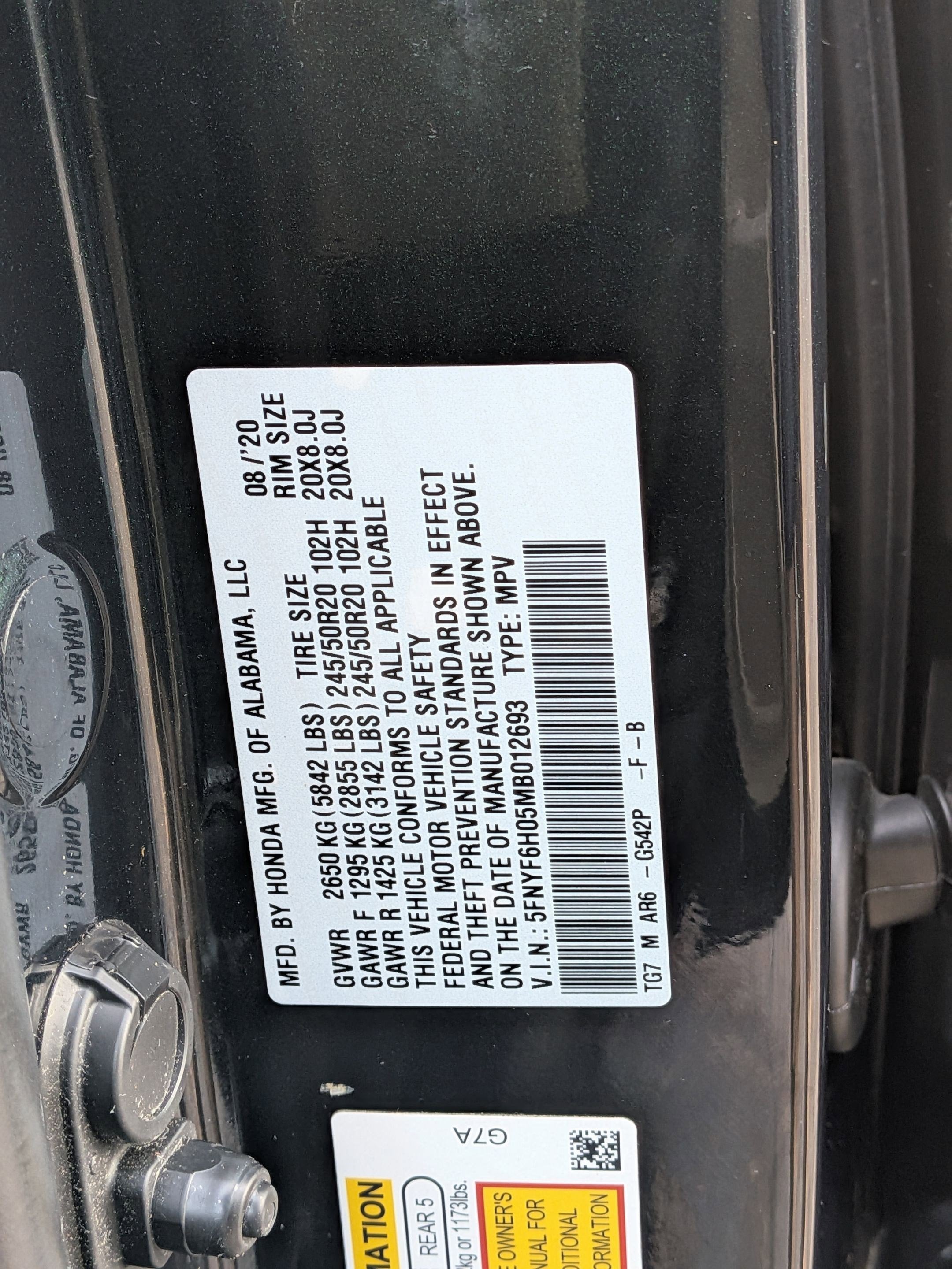 2021 Honda Pilot Elite