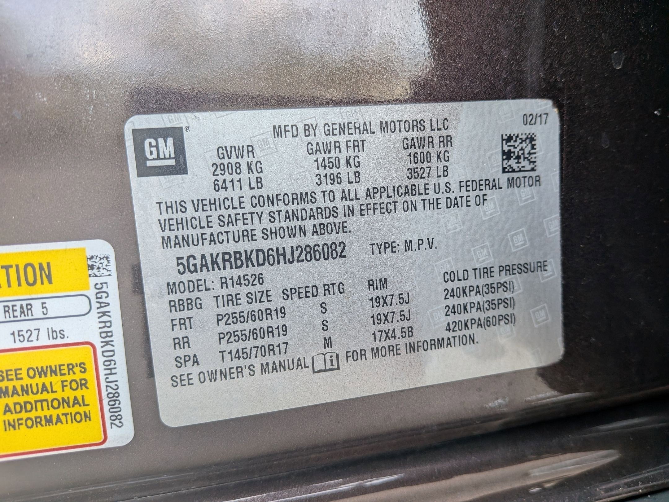 2017 Buick Enclave Leather