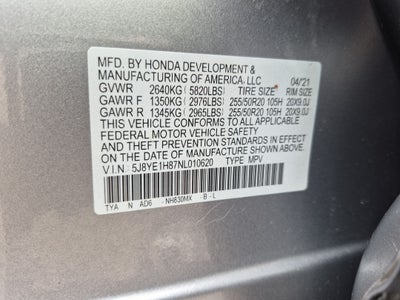 2022 Acura MDX Advance Package