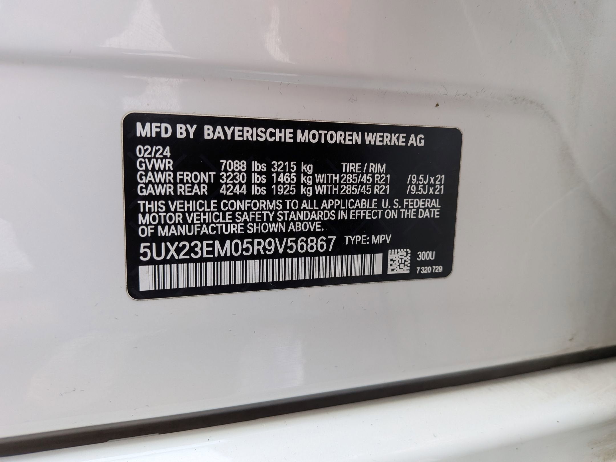 2024 BMW X7 xDrive40i