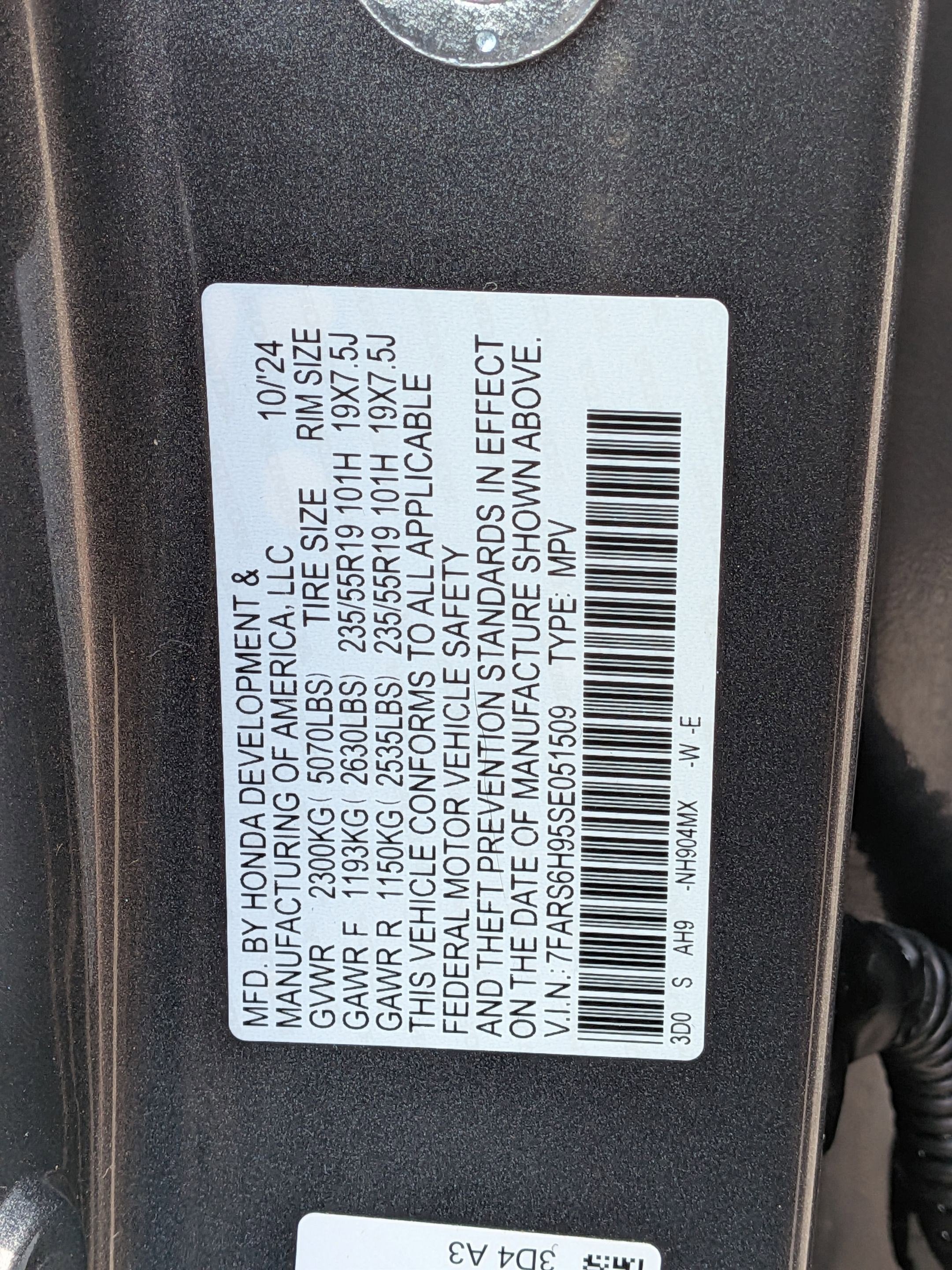 2025 Honda CR-V Hybrid Sport Touring