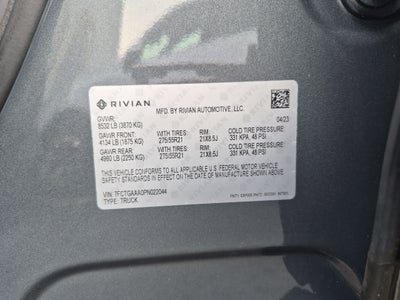 2023 RIVIAN R1T Adventure