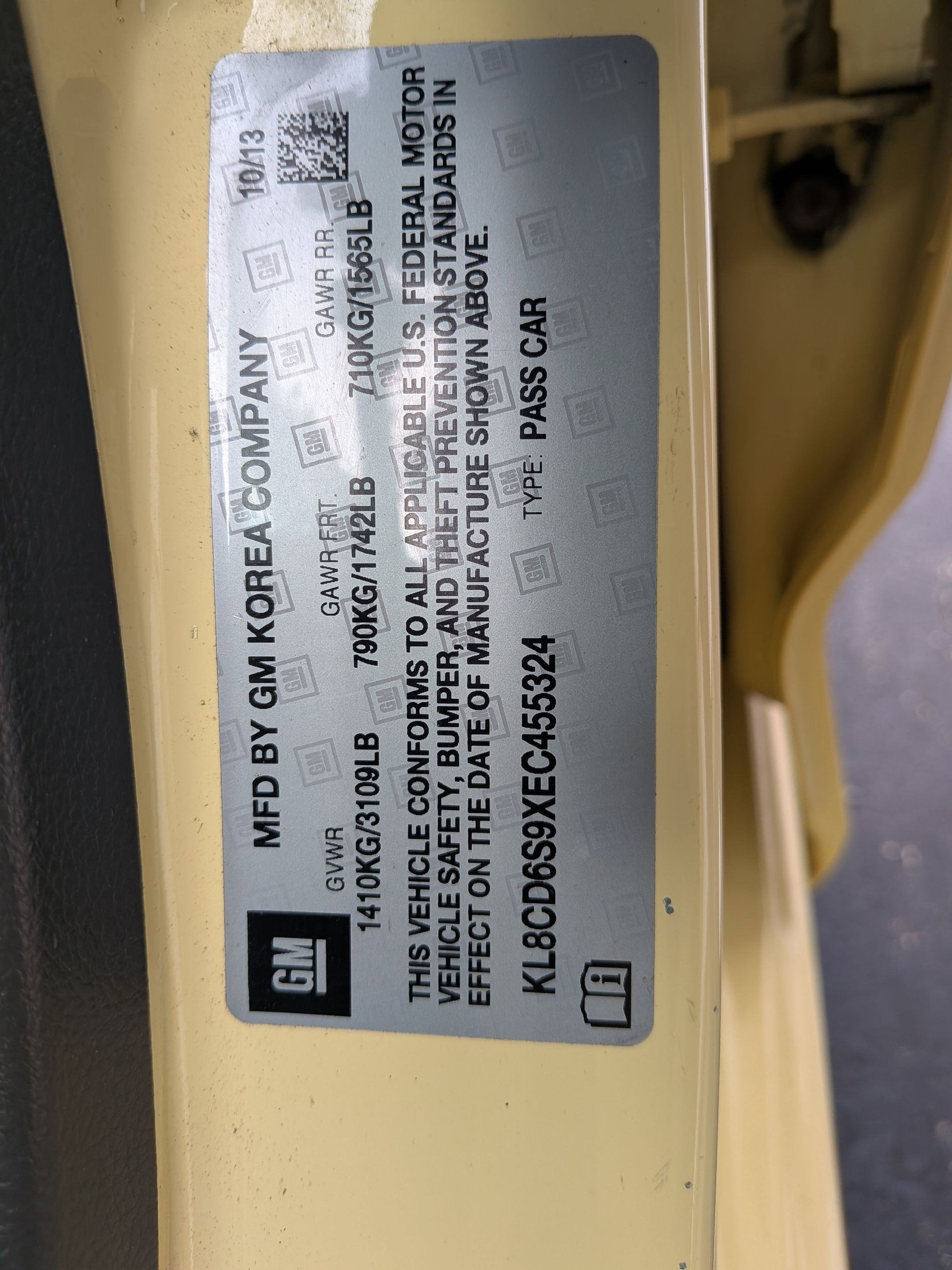 2014 Chevrolet Spark LT